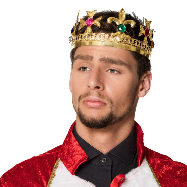 Gouden Kroon Koning 22cm van Boland koop je bij Partywinkel