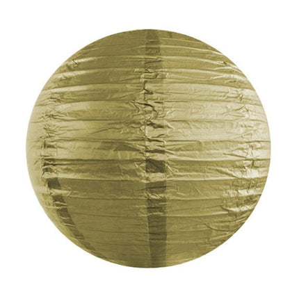 Gouden Lampion Rond 35cm van Partydeco koop je bij Partywinkel