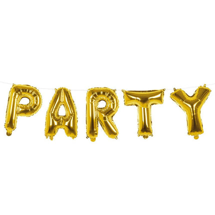Gouden Letterslinger Party 3m van Boland koop je bij Partywinkel