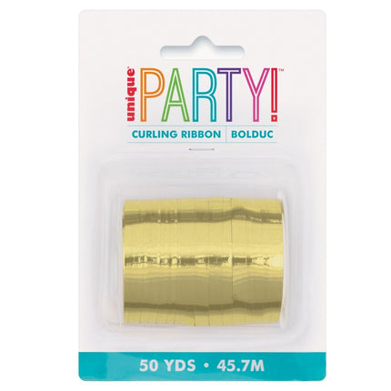Gouden Lint 45,7m van Unique koop je bij Partywinkel
