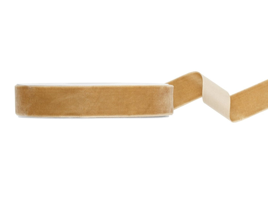 Gouden Lint Velour 10m van Partydeco koop je bij Partywinkel