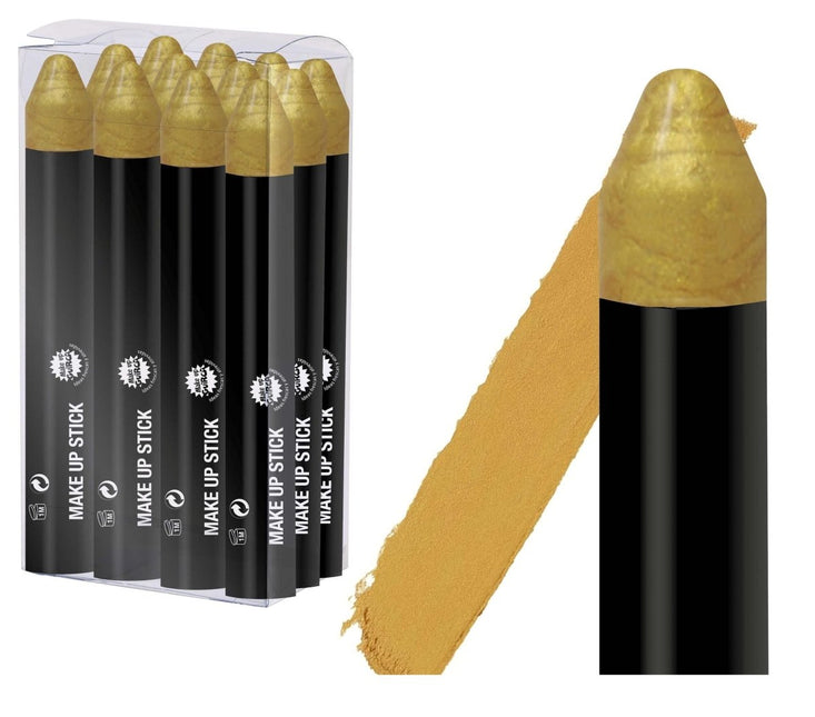 Gouden Make Up Stick 15g van Fiestas Guirca koop je bij Partywinkel