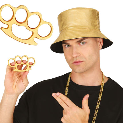 Gouden Nep Boksbeugel van Fiestas Guirca koop je bij Partywinkel