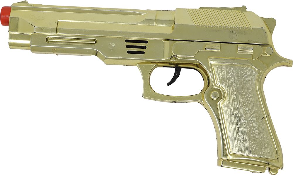 Gouden Nep Pistool 22cm van Fiestas Guirca koop je bij Partywinkel