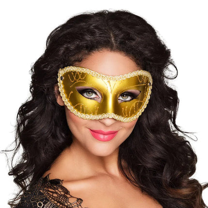 Gouden Oogmasker Gabriella van Boland koop je bij Partywinkel