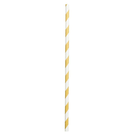 Gouden Rietjes Papier 24cm 20st van Boland koop je bij Partywinkel