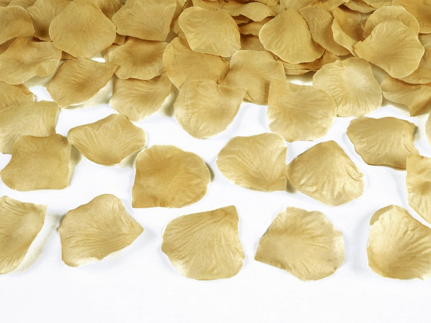 Gouden Rozenblaadjes 100st van Partydeco koop je bij Partywinkel