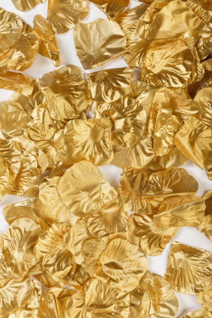 Gouden Rozenblaadjes Metalic 500st van WeFiesta koop je bij Partywinkel