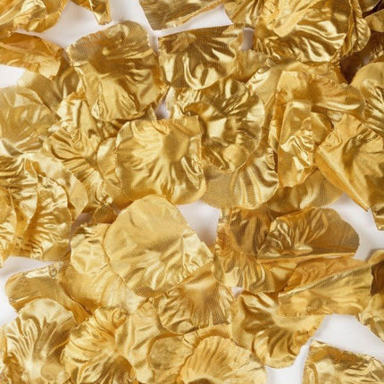 Gouden Rozenblaadjes Metallic 144st van WeFiesta koop je bij Partywinkel