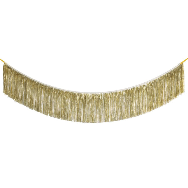 Gouden Slinger Franjes 1,83m van Unique koop je bij Partywinkel