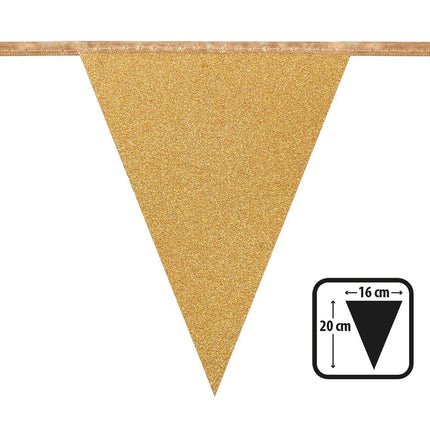 Gouden Slinger Glitter 4m van Boland koop je bij Partywinkel