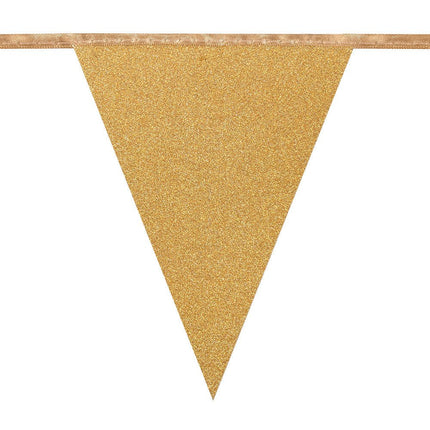 Gouden Slinger Glitter Papier 6m van Boland koop je bij Partywinkel