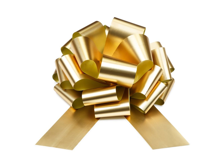 Gouden Strik 30cm van Partydeco koop je bij Partywinkel