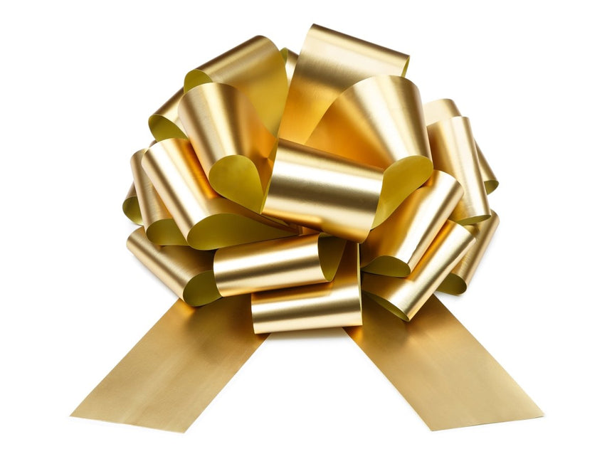 Gouden Strik 40cm van Partydeco koop je bij Partywinkel