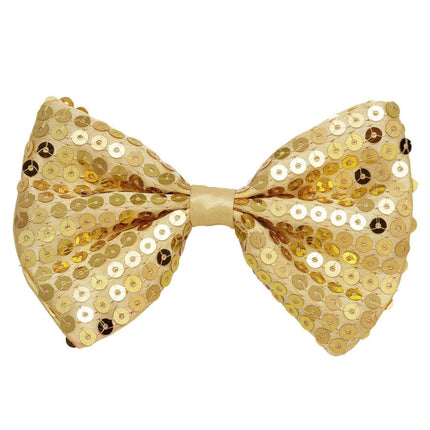 Gouden Strik Pailletten Unisex van Widmann koop je bij Partywinkel