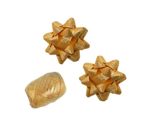 Gouden Strik Set Glitter 3 delig van Haza Witbaard koop je bij Partywinkel