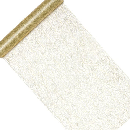 Gouden Tafelloper 9m van Partydeco koop je bij Partywinkel