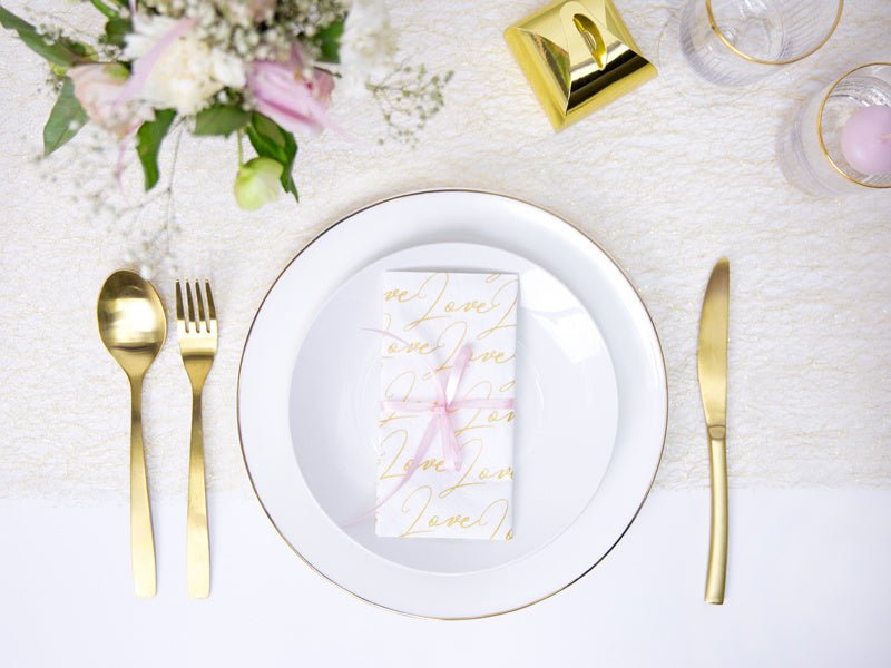 Gouden Tafelloper 9m van Partydeco koop je bij Partywinkel