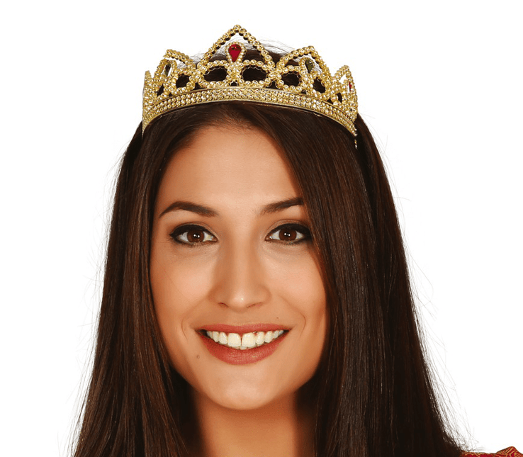 Gouden Tiara van Fiestas Guirca koop je bij Partywinkel