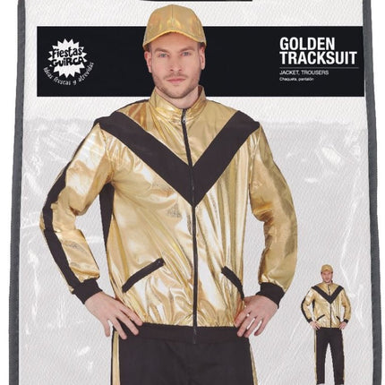 Gouden Trainingspak Fout Heren van Fiestas Guirca koop je bij Partywinkel