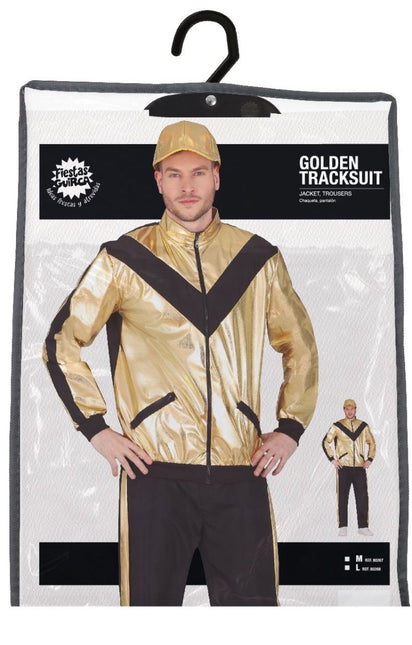Gouden Trainingspak Fout Heren van Fiestas Guirca koop je bij Partywinkel