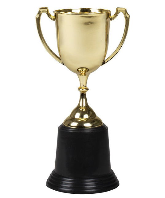 Gouden Trofee 22cm van Boland koop je bij Partywinkel