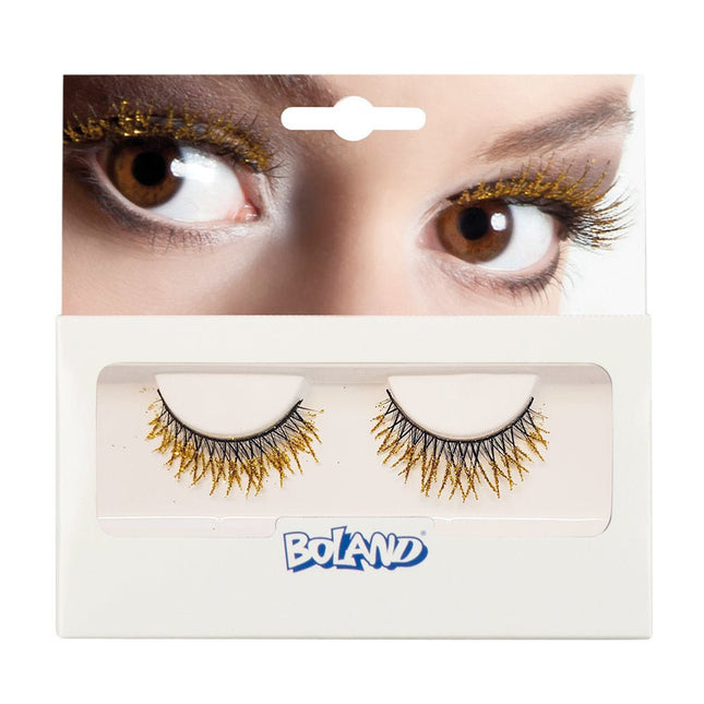 Gouden Wimpers Glitter van Boland koop je bij Partywinkel