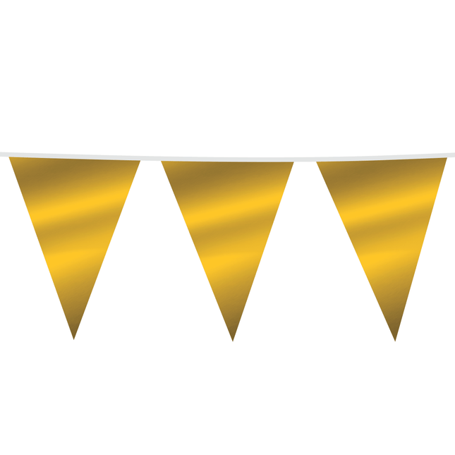 Gouden XL Slingers Metallic 10m van WeFiesta koop je bij Partywinkel
