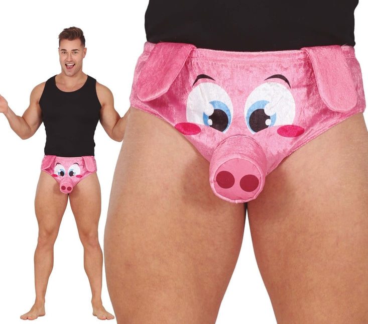 Grappige Onderbroek Varken van Fiestas Guirca koop je bij Partywinkel