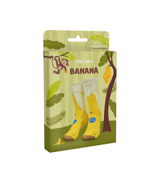 Grappige Sokken Banana van Paper Dreams koop je bij Partywinkel