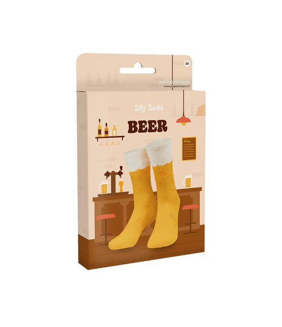 Grappige Sokken Bier van Paper Dreams koop je bij Partywinkel