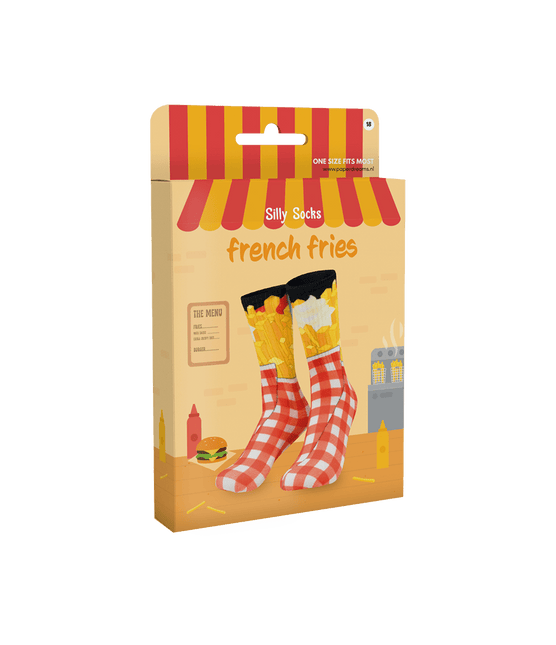 Grappige Sokken French Fries van Paper Dreams koop je bij Partywinkel
