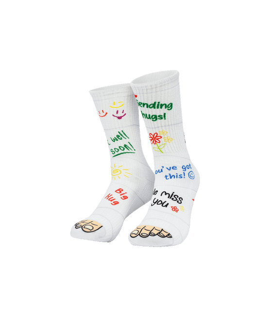Grappige Sokken Gebroken Been van Paper Dreams koop je bij Partywinkel