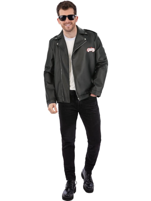 Grease Jas Zwart Heren T - Birds van Smiffys koop je bij Partywinkel