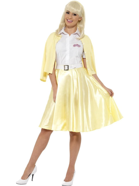 Grease Kostuum Geel Dames Sandy van Smiffys koop je bij Partywinkel
