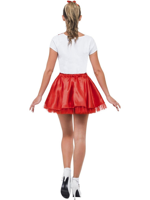 Grease Kostuum Rood Wit Dames Sandy van Smiffys koop je bij Partywinkel