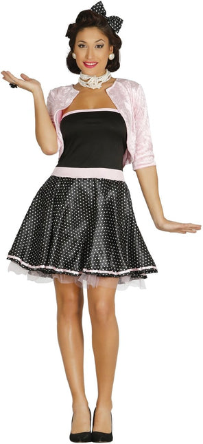 Grease Kostuum Roze 50's Dames van Fiestas Guirca koop je bij Partywinkel