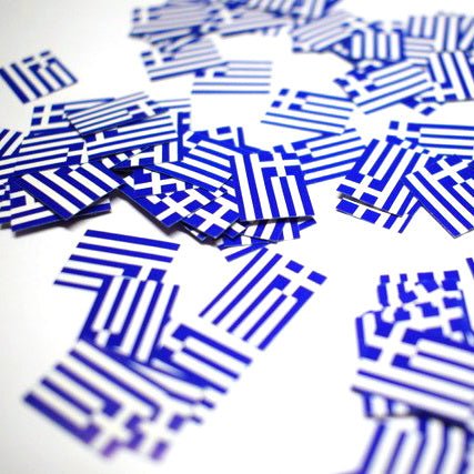 Griekenland Tafelconfetti Papier 150st van WeFiesta koop je bij Partywinkel