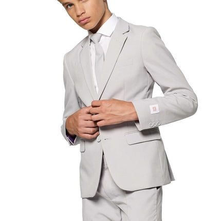 Grijs Pak Jongen Tiener OppoSuits van OppoSuits koop je bij Partywinkel