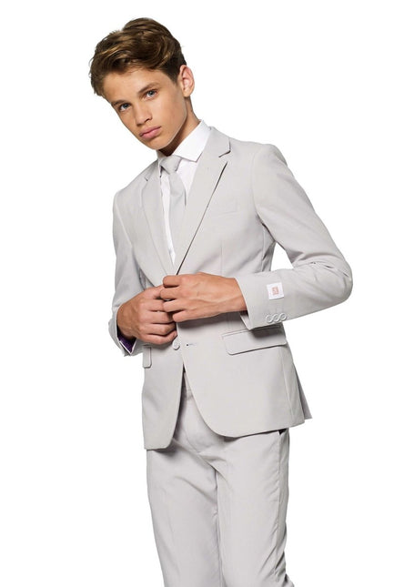 Grijs Pak Jongen Tiener OppoSuits van OppoSuits koop je bij Partywinkel