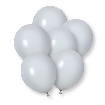 Grijze Ballonnen 30cm 50st van Unique koop je bij Partywinkel
