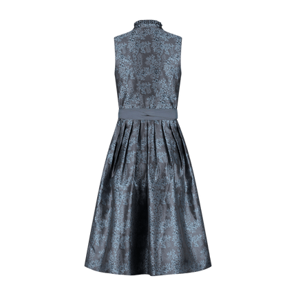 Grijze Dirndl Jurk Oktoberfest Dames 2 delig van Haus Huberts koop je bij Partywinkel