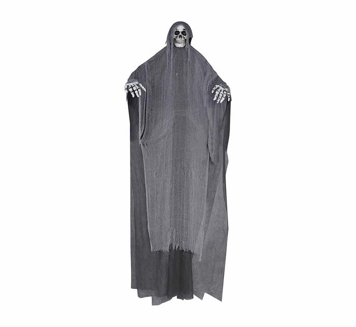 Grijze Halloween Hangdecoratie Skelet 3,2m van Fiestas Guirca koop je bij Partywinkel