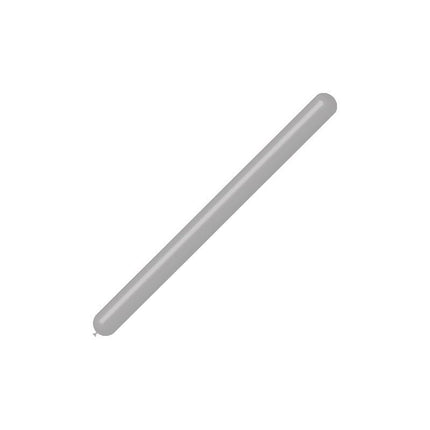 Grijze Modelleerballonnen 7,5cm 150cm 100st van Balloonia koop je bij Partywinkel