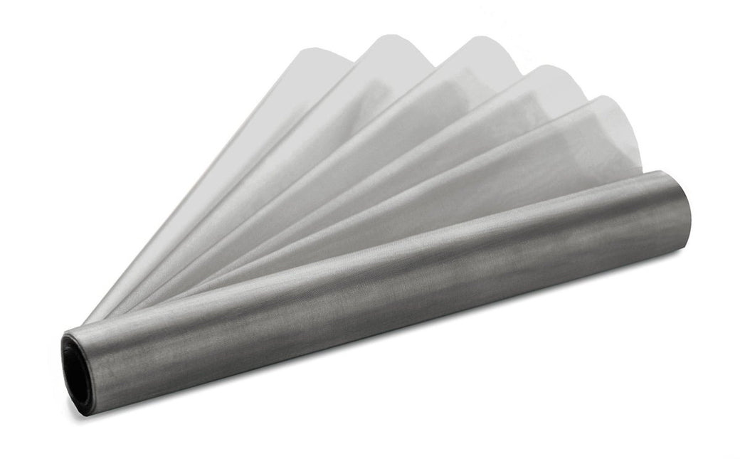 Grijze Organza Stof 36cm 9m van Partydeco koop je bij Partywinkel