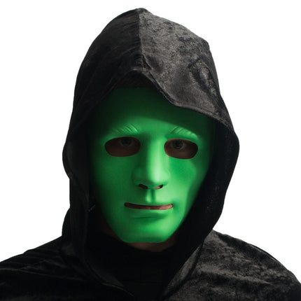Groen Masker van Partychimp koop je bij Partywinkel
