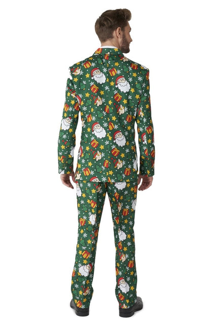 Groen Pak Kerstmis van Suitmeister koop je bij Partywinkel