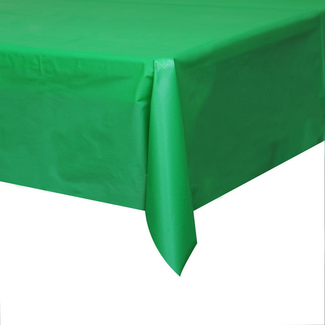 Groen Tafelkleed Compact 2,74m van Unique koop je bij Partywinkel