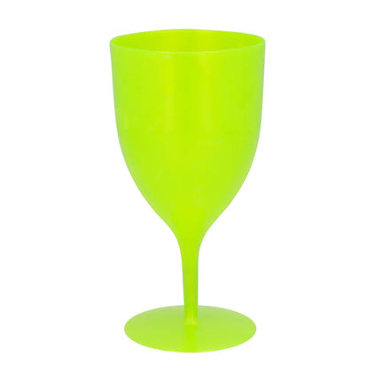 Groen Wijnglas 350ml van Boland koop je bij Partywinkel