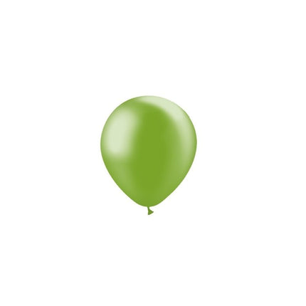 Groene Ballonnen Metallic 13cm 100st van Balloonia koop je bij Partywinkel